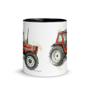 FIAT Mug with Color Inside – Tractor Mugs