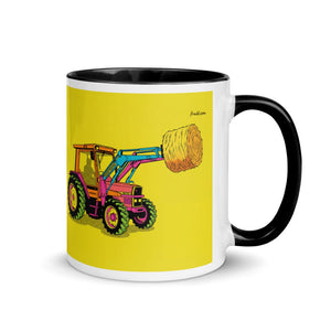 Furrow & Fields Black / 11 oz Massey Ferguson 3070 Autotronic Pop Art | Mug with Color Inside Quality Farmers Merch