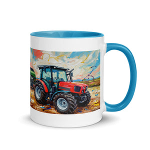 SAME colour inside mug – Tractor Mugs