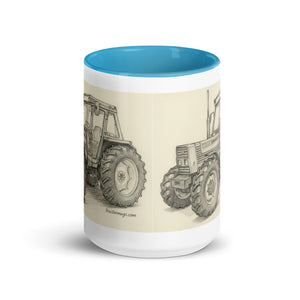 FIAT Mug with Color Inside – Tractor Mugs