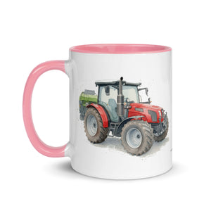 SAME colour inside mug – Tractor Mugs