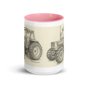 FIAT Mug with Color Inside – Tractor Mugs