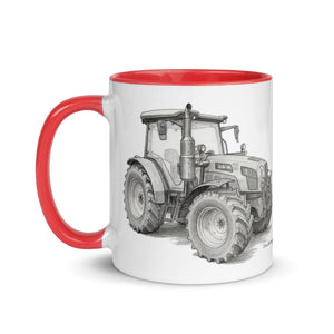 SAME colour inside mug – Tractor Mugs