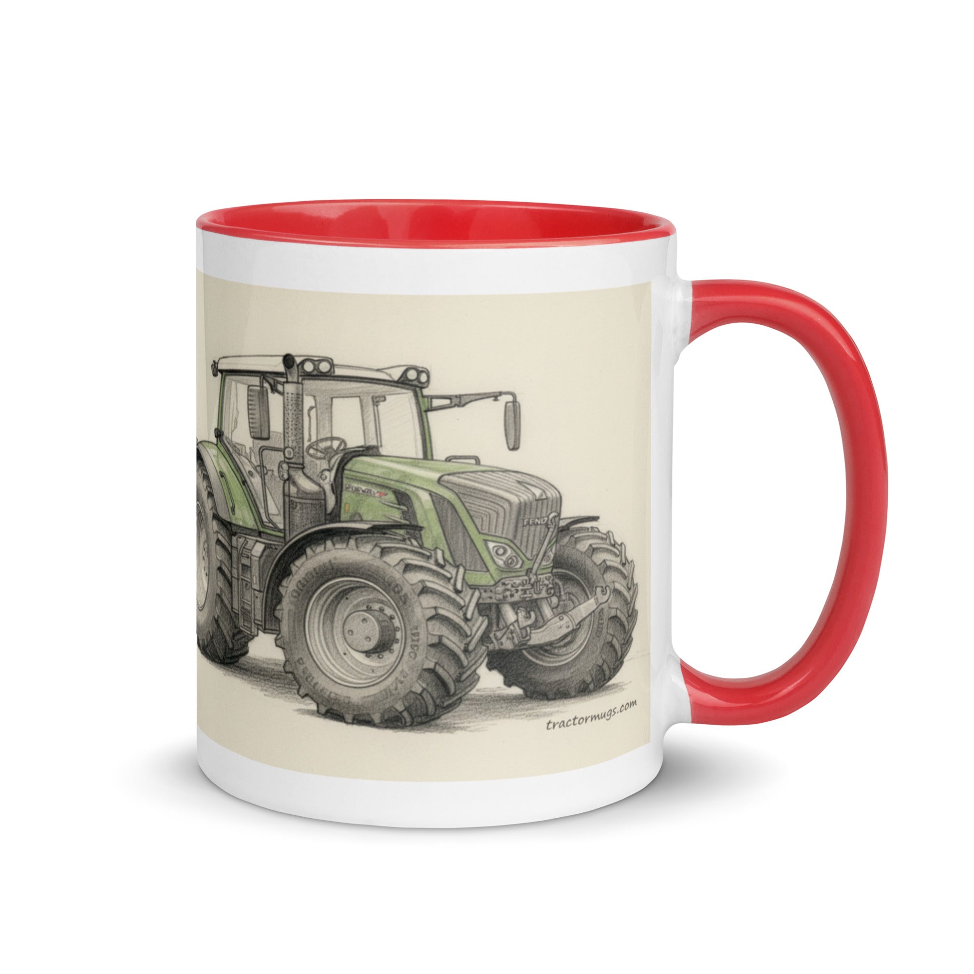 Fendt colour inside mug – Tractor Mugs