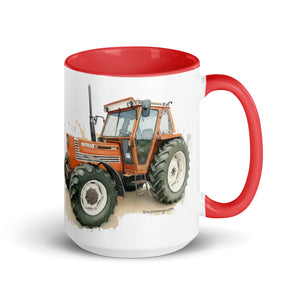 FIAT Mug with Color Inside – Tractor Mugs