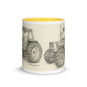 FIAT Mug with Color Inside – Tractor Mugs