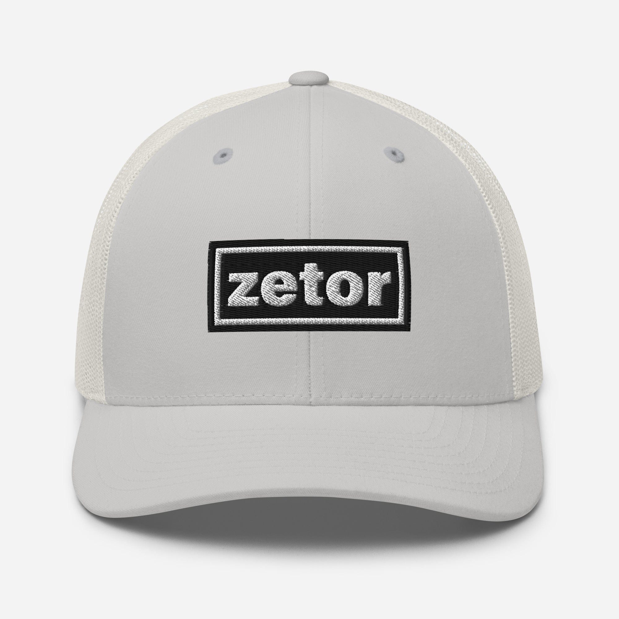 Zetor Silver Oasis Style Retro Zetor | Trucker Cap Quality Farmers Merch